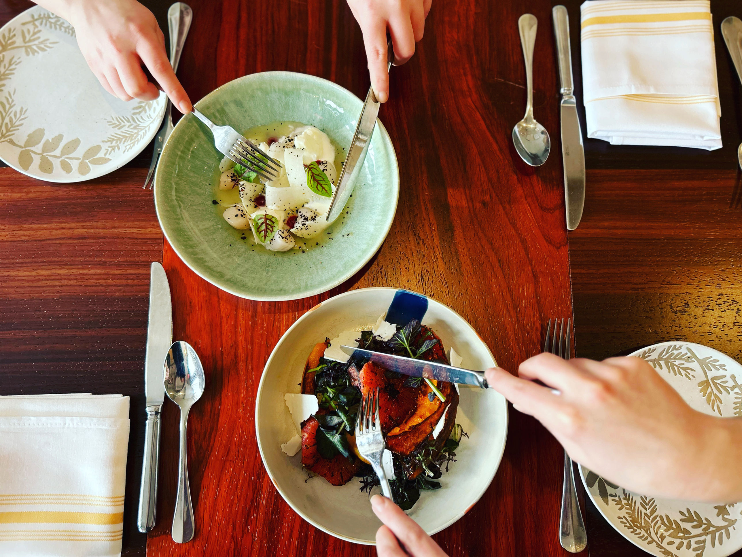 A course from the Chef's Counter